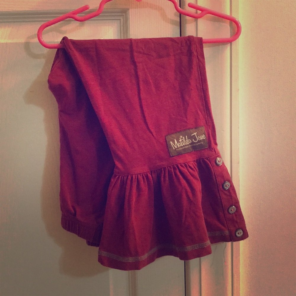 MJ cotton button pants